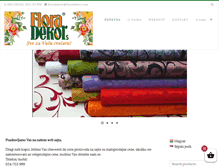 Tablet Screenshot of floradekors.com